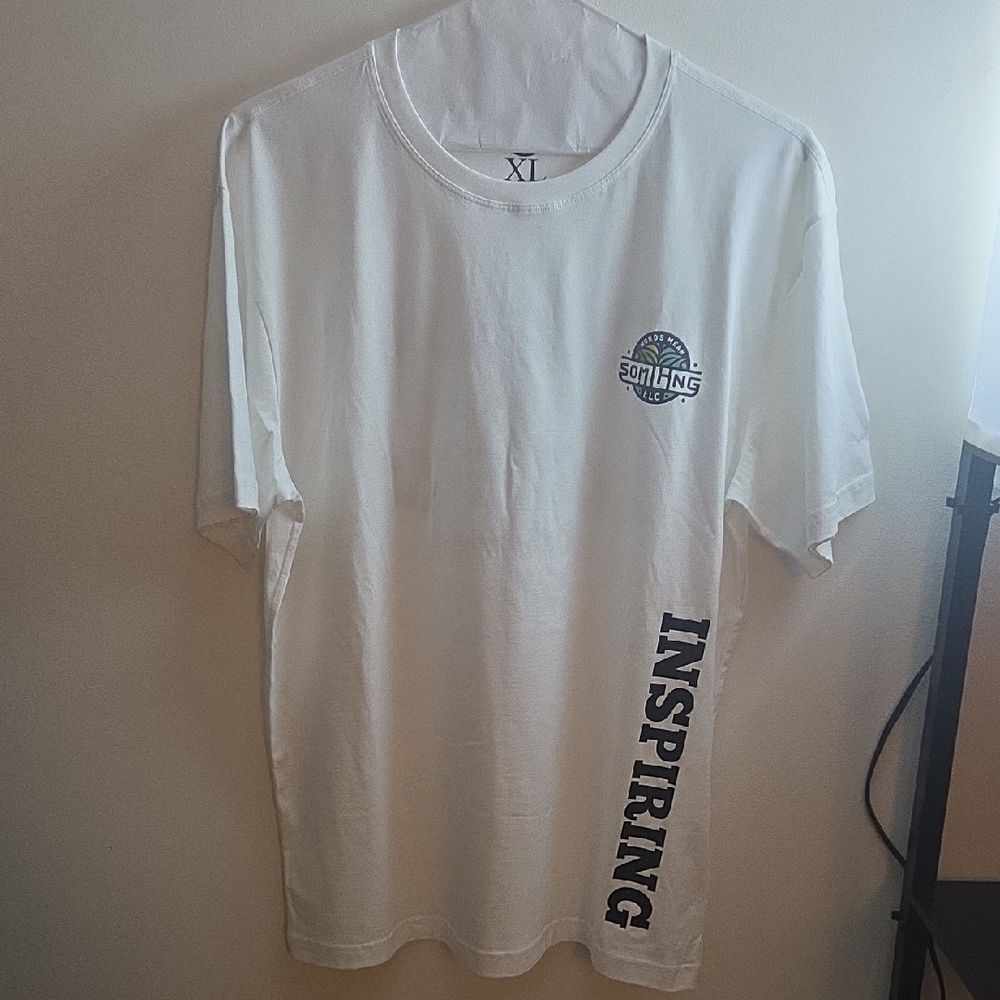Inspiring White Graphic Tee